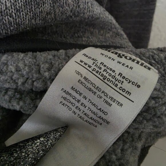 Patagonia Better Sweater 1/4 Zip in Gray Fleece Men's Size XL - Picture 4 of 7